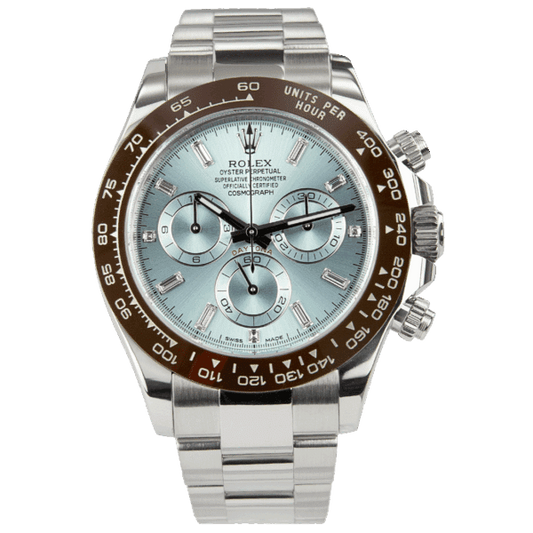 Rolex Oyster Perpetual Cosmograph Daytona Platinum 50th Anniversary ‘Factory Baguette Dial’