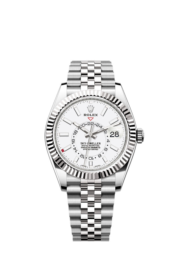 Rolex Sky-Dweller Stainless Steel, White Index Dial, 42 mm