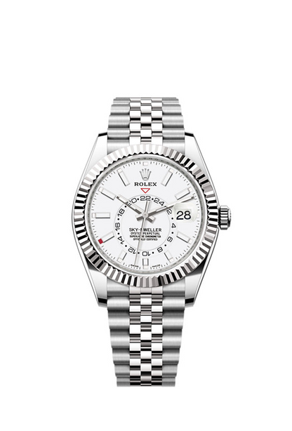 Rolex Sky-Dweller Stainless Steel, White Index Dial, 42 mm