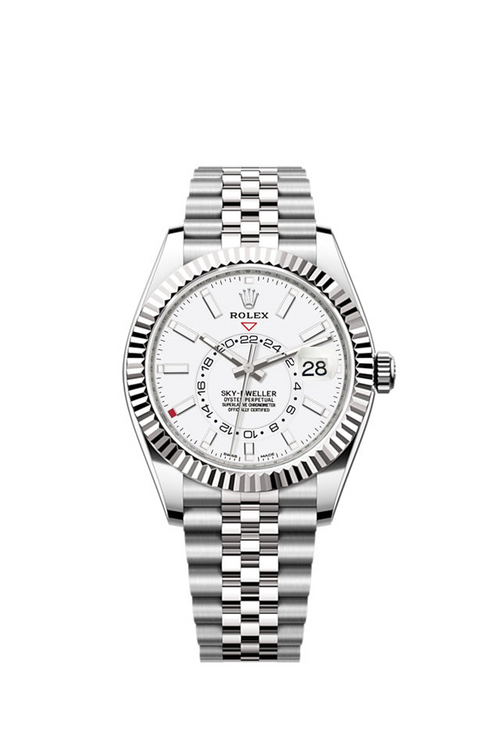 Rolex Sky-Dweller Stainless Steel, White Index Dial, 42 mm