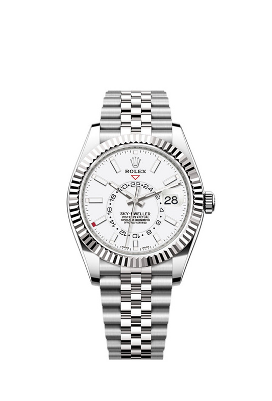 Rolex Sky-Dweller Stainless Steel, White Index Dial, 42 mm