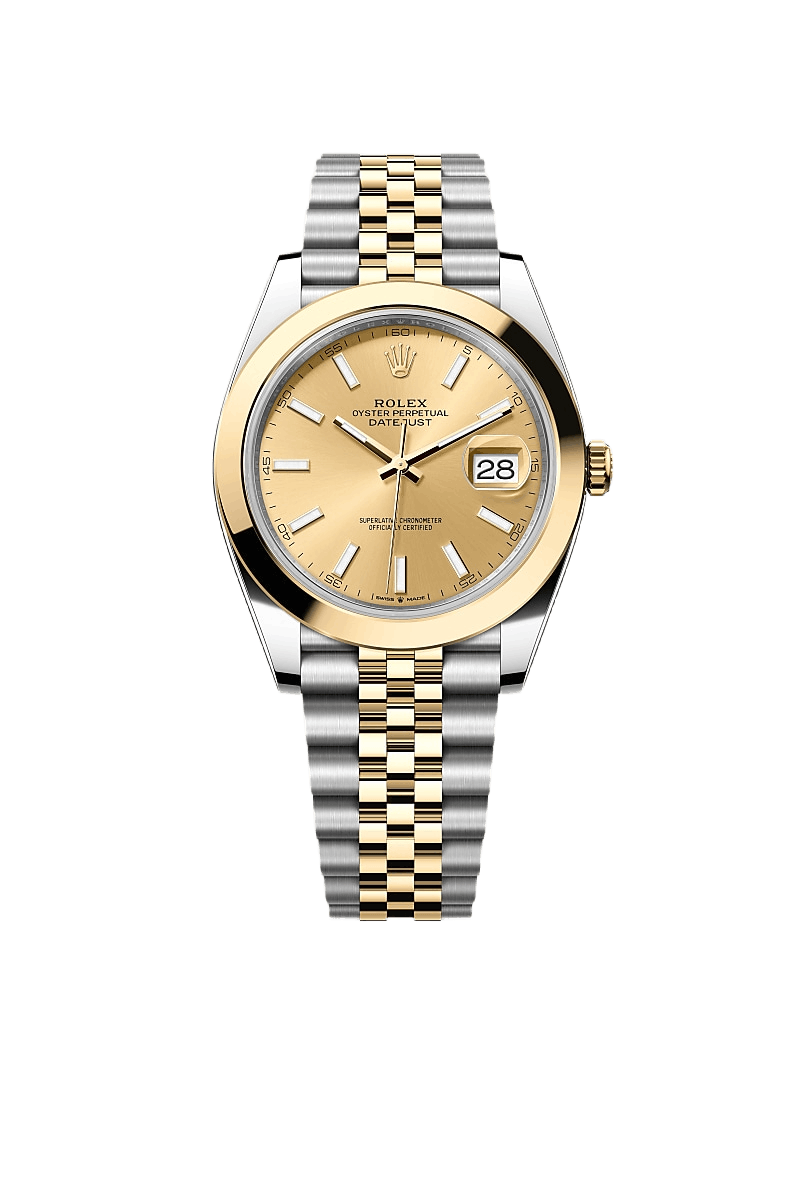 Rolex Datejust 41 Oyster, 41 mm, Oystersteel and yellow gold