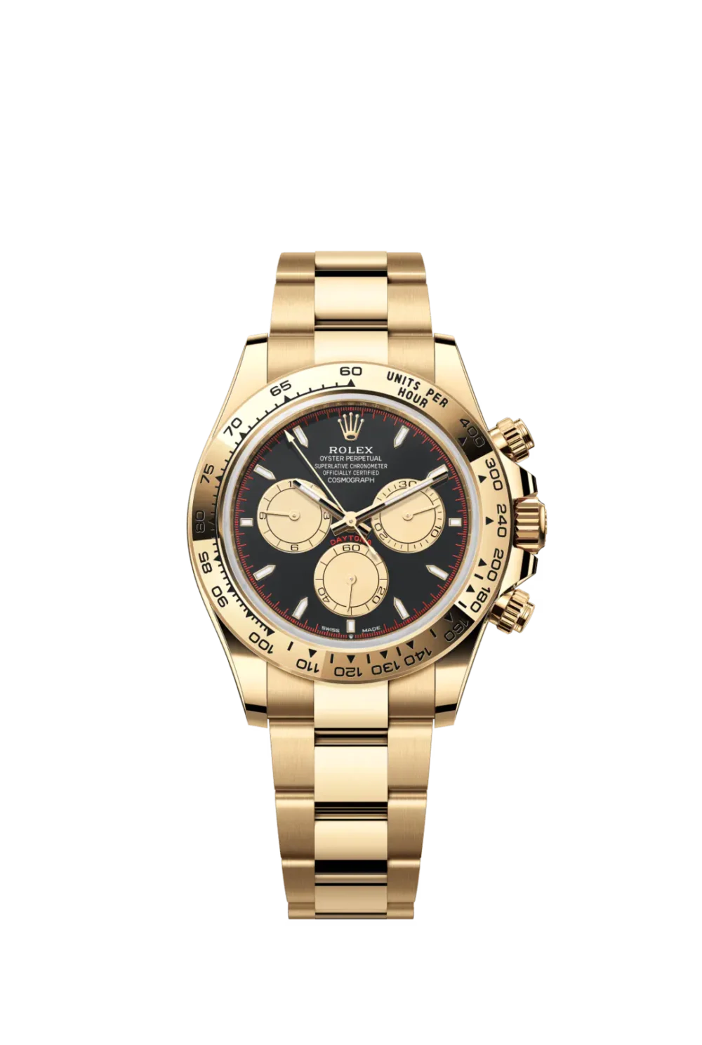 B – Rolex Cosmograph Daytona Yellow Gold Paul Newman Dial