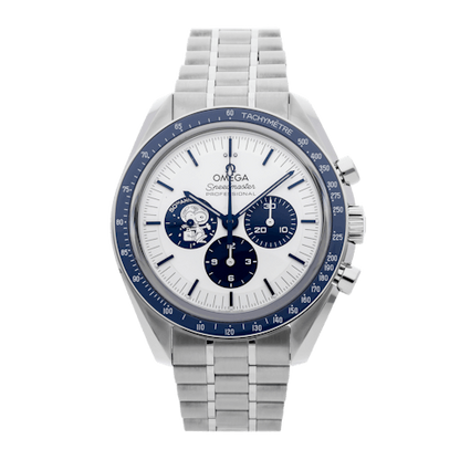 B- Speedmaster Anniversary Series 42 mm, steel on coated nylon fabric strap