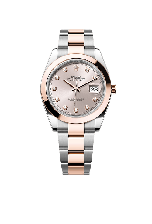 Rolex Datejust 41 Oyster, 41 mm, Oystersteel and Everose gold