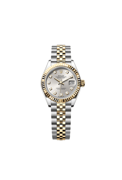 Rolex Lady-Datejust Oyster, 28 mm, Oystersteel and yellow gold
