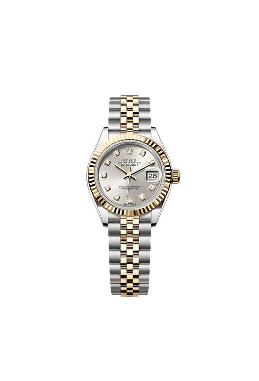 Rolex Lady-Datejust Oyster, 28 mm, Oystersteel and yellow gold