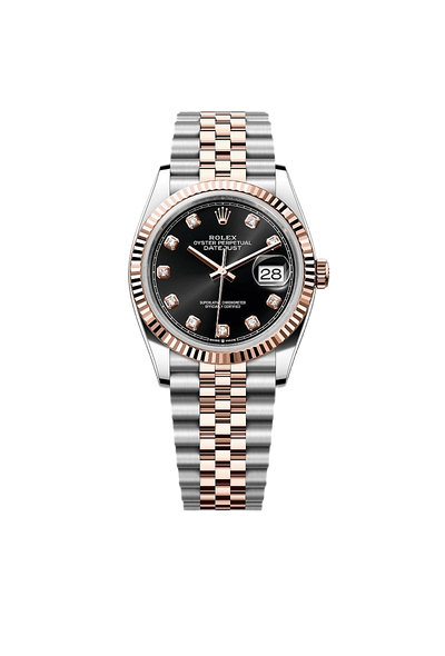 Datejust 36 Oyster, 36 mm, Oystersteel and Everose gold