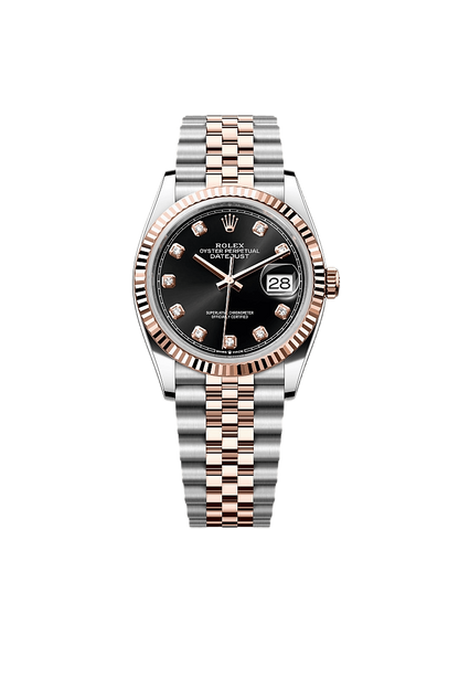 Rolex Datejust 36 Oyster, 36 mm, Oystersteel and Everose gold