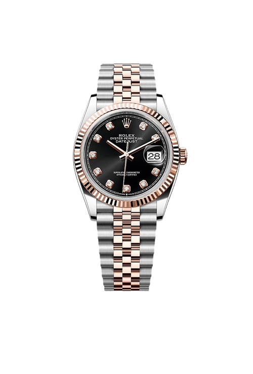 Rolex Datejust 36 Oyster, 36 mm, Oystersteel and Everose gold