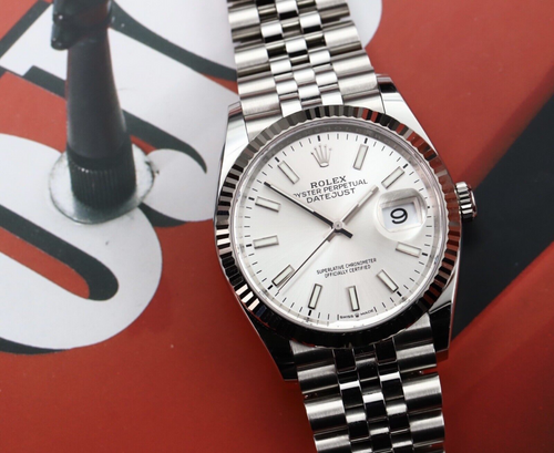 Rolex Datejust 36mm 126234 Silver Index Dial