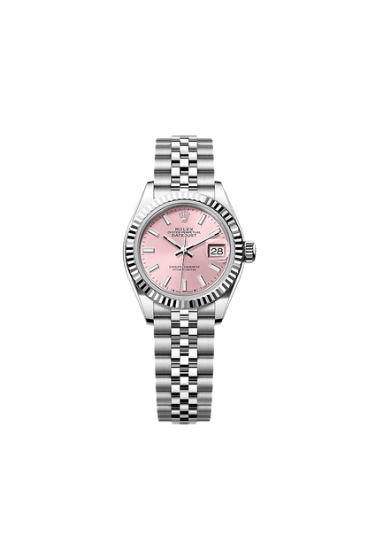 Rolex Lady-Datejust Oyster, 28 mm, Oystersteel and white gold
