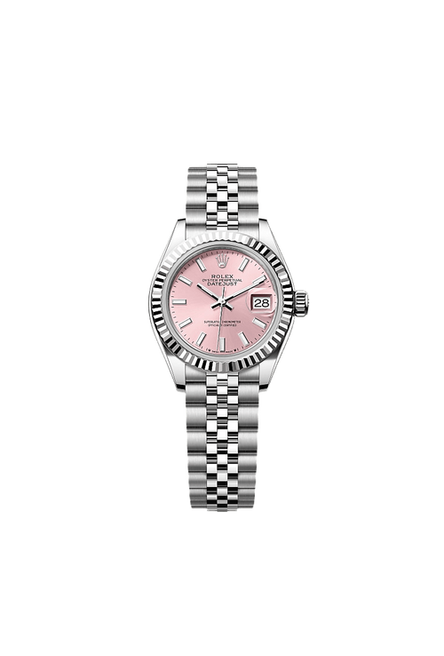 Rolex Lady-Datejust Oyster, 28 mm, Oystersteel and white gold