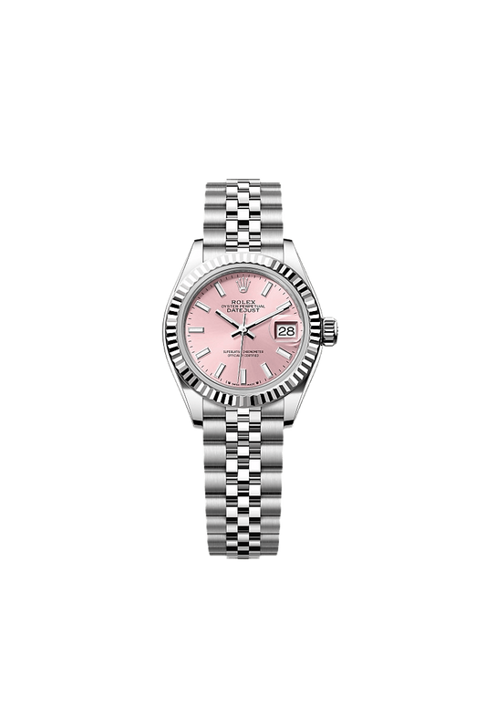 Rolex Lady-Datejust Oyster, 28 mm, Oystersteel and white gold