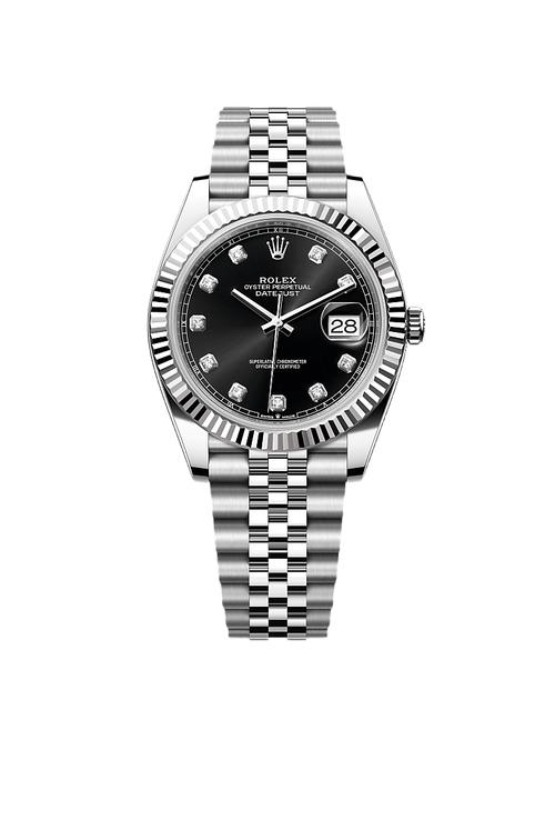 Rolex Datejust 41 Oyster, 41 mm, Oystersteel and white gold
