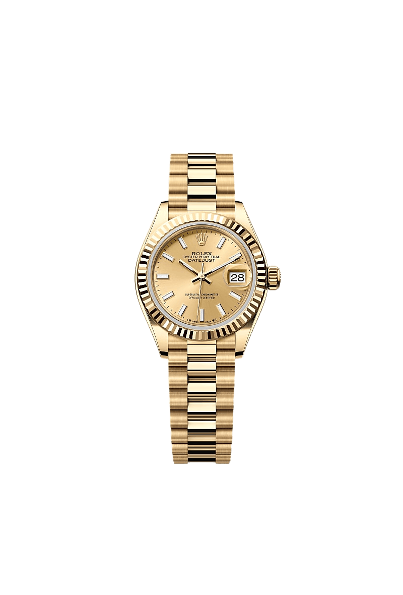 Rolex Lady-Datejust Oyster, 28 mm, yellow gold