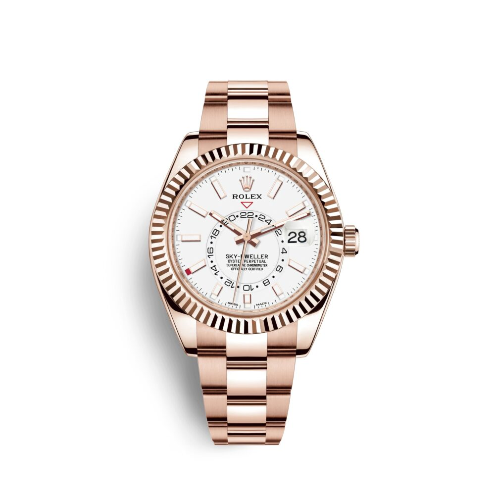 Rolex Sky-Dweller 42mm, 18k Everose Gold