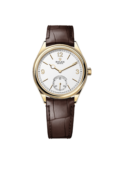 Rolex 1908 39 mm, 18 kt yellow gold, polished finish