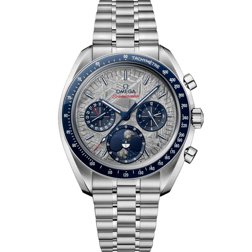 Speedmaster Moonphase 43 mm, steel on steel