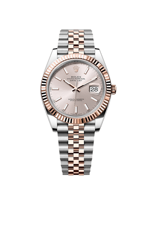 Rolex Datejust 41 Oyster, 41 mm, Oystersteel and Everose gold