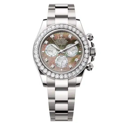 Cosmograph Daytona Oyster, 40 mm, white gold and diamonds