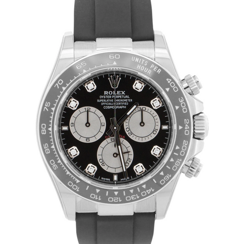 Rolex Daytona BLACK DIAMOND 18K Gold OYSTERFLEX 126519