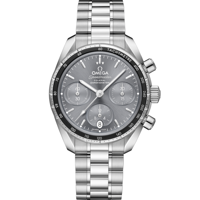 A- Speedmaster 38 38 mm, steel on steel