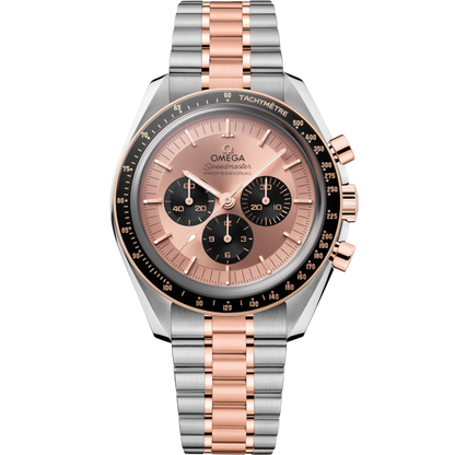 Speedmaster Moonwatch Professional 42 mm, steel ‑ Sedna™ gold on steel ‑ Sedna™ gold