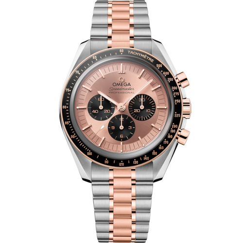 Speedmaster Moonwatch Professional 42 mm, steel ‑ Sedna™ gold on steel ‑ Sedna™ gold