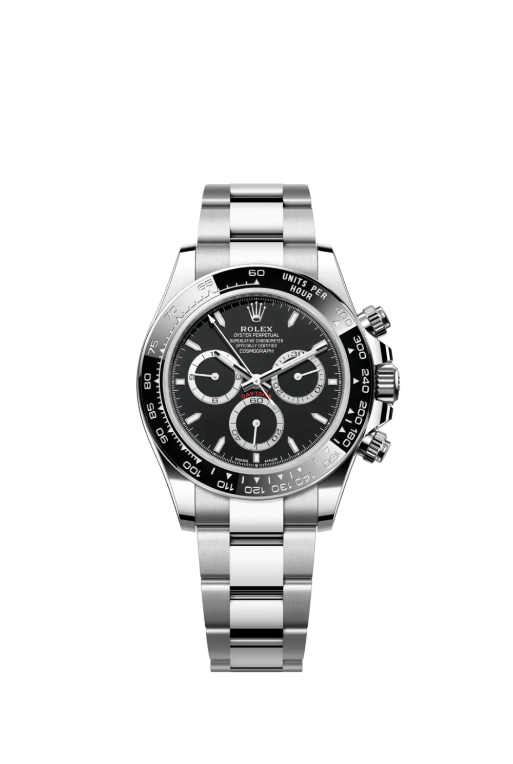 C – Rolex Cosmograph Daytona Stainless Steel Black Dial with Ceramic Bezel