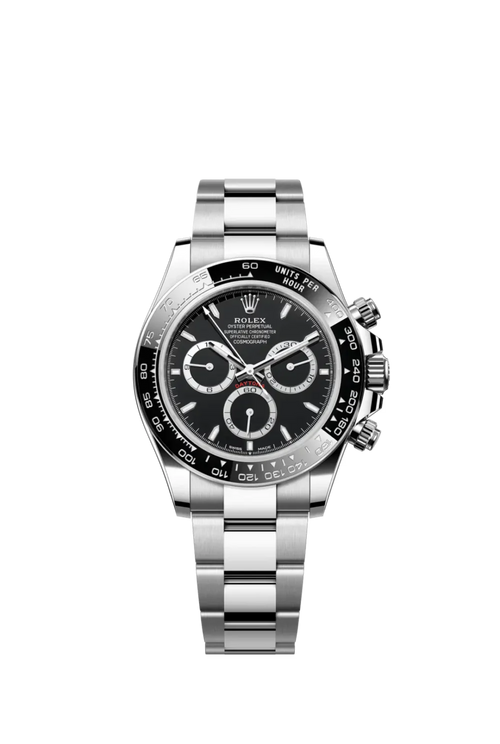 C – Rolex Cosmograph Daytona Stainless Steel Black Dial with Ceramic Bezel