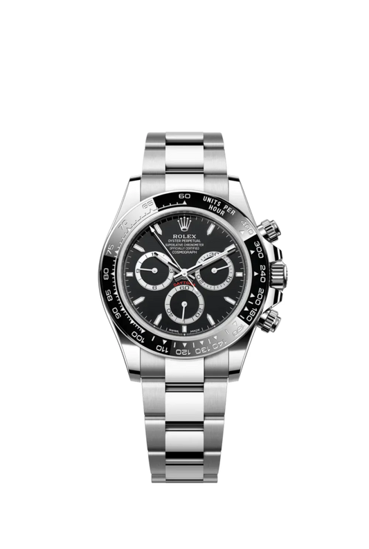C – Rolex Cosmograph Daytona Stainless Steel Black Dial with Ceramic Bezel