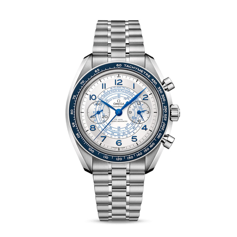 Speedmaster Chronoscope 43 mm, steel on steel