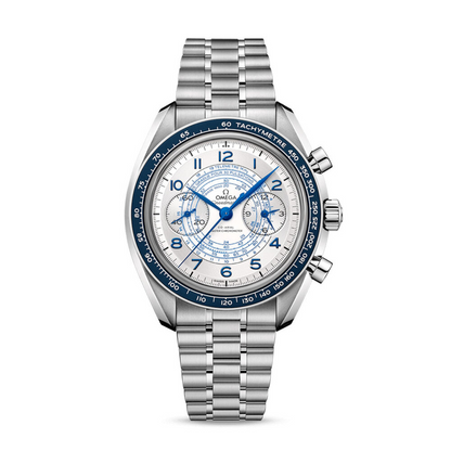 Speedmaster Chronoscope 43 mm, steel on steel