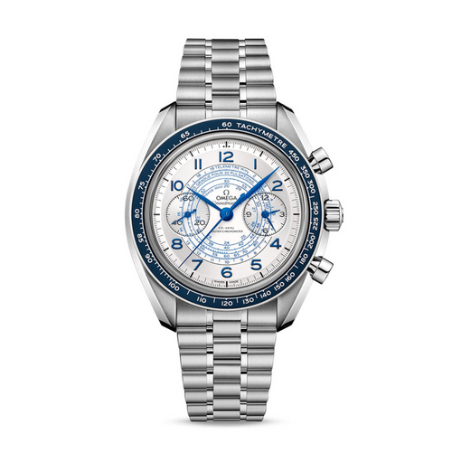 Speedmaster Chronoscope 43 mm, steel on steel