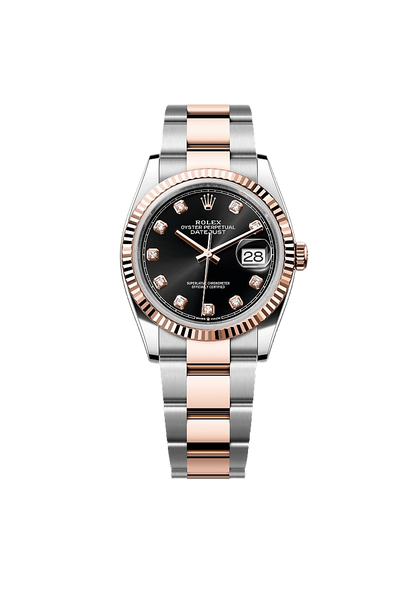 Rolex Datejust 36 Oyster, 36 mm, Oystersteel and Everose gold