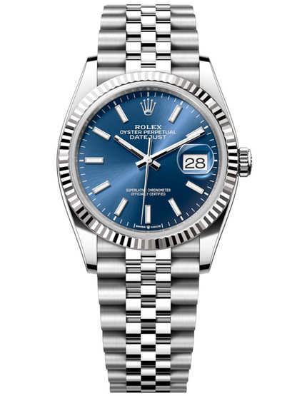 Datejust 36 Oyster, 36 mm, Oystersteel and white gold
