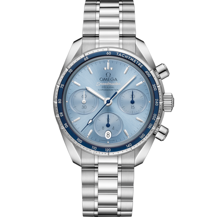 A- Speedmaster 38 38 mm, steel on steel