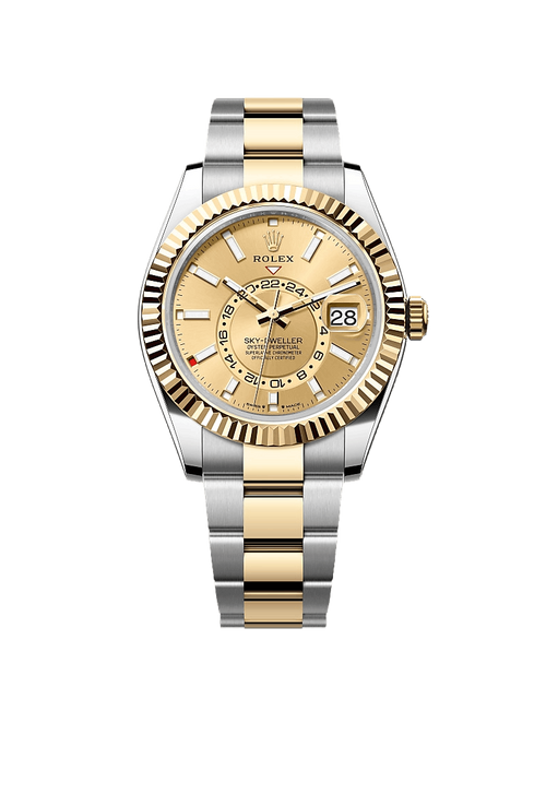 Rolex Sky-Dweller Oyster, 42 mm, Oystersteel and yellow gold