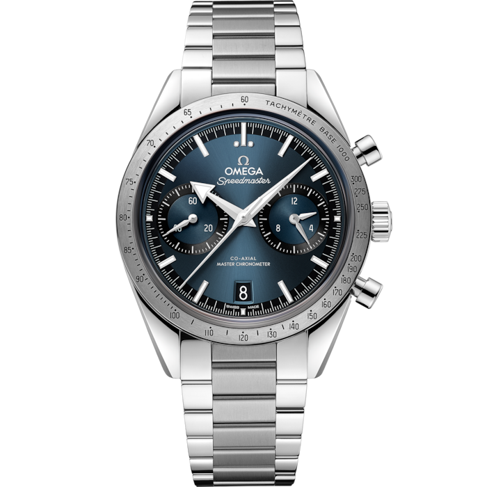 Speedmaster ’57 40.5 mm, steel on steel