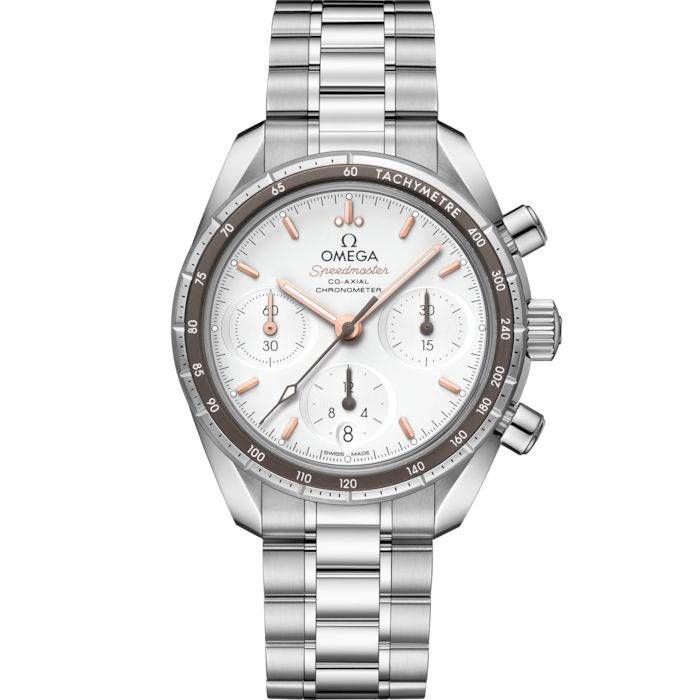 A- Speedmaster 38 38 mm, steel on steel