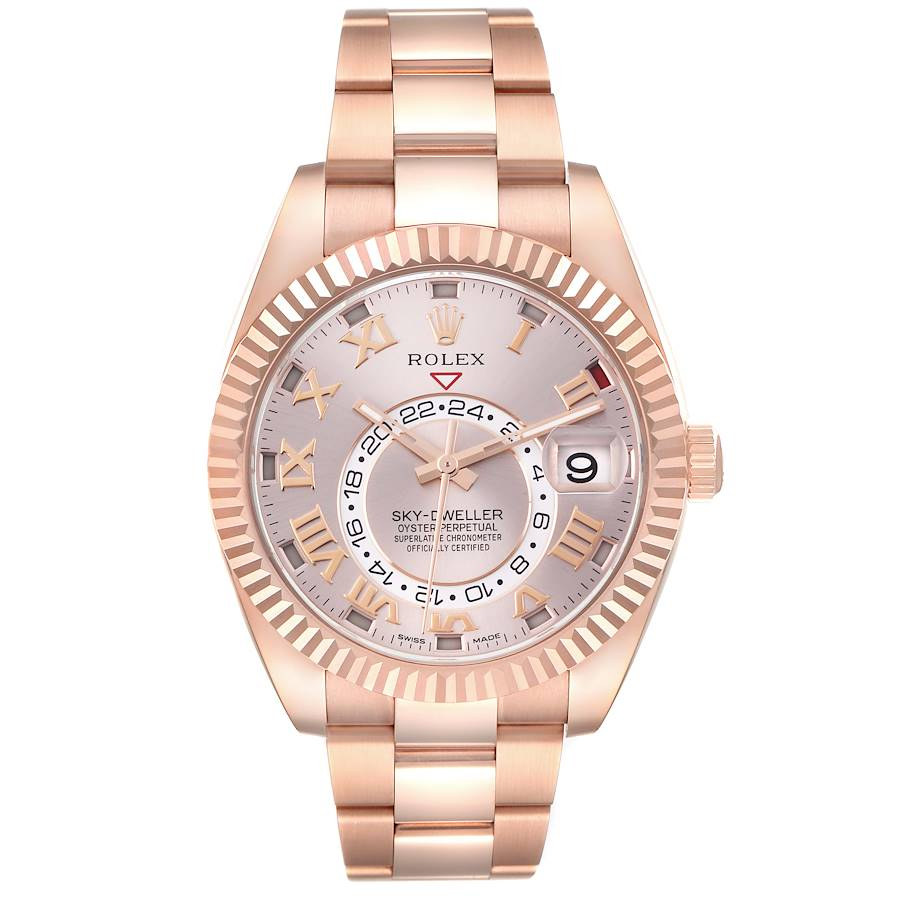 Rolex Sky-Dweller 18K Rose Gold Oyster