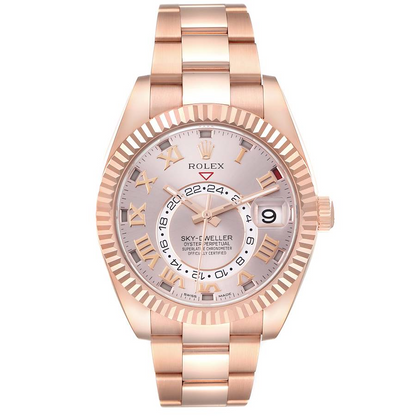 Rolex Sky-Dweller 18K Rose Gold Oyster