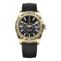Sky-Dweller Oysterflex, 18K Yellow Gold, Black Index Dial 42 mm