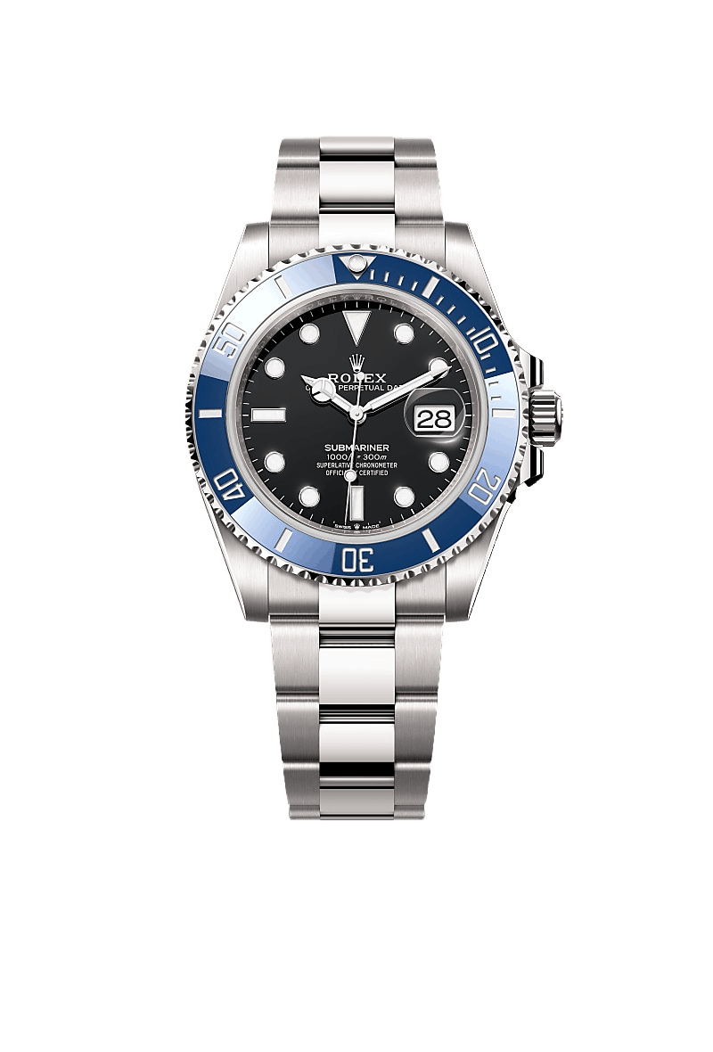 A- Rolex Submariner Date Oyster, 41 mm, white gold