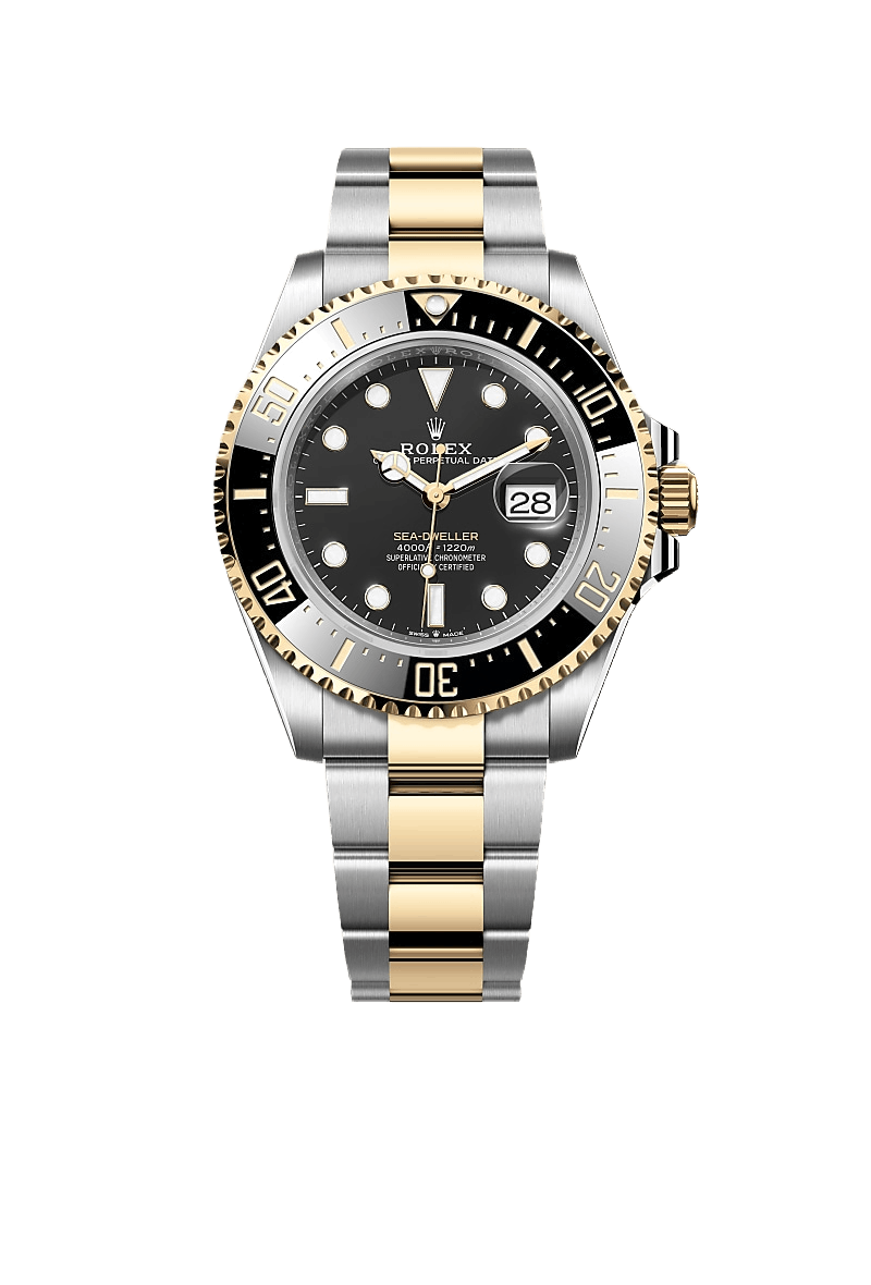 Rolex Sea-Dweller Oyster, 43 mm, Oystersteel and yellow gold