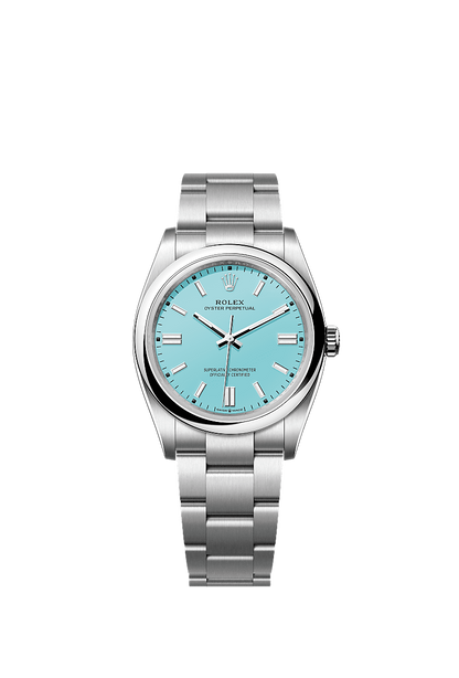 Rolex Oyster Perpetual – Turquoise Blue Dial