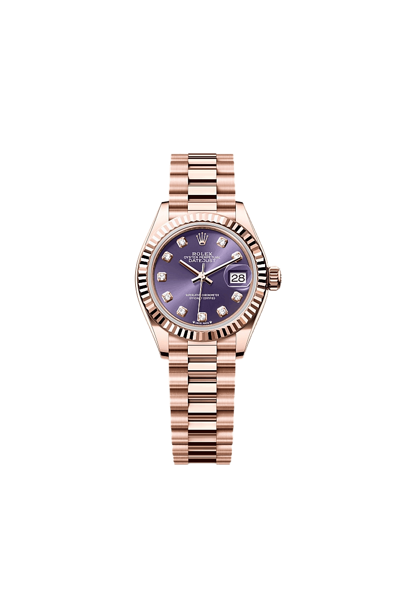 Rolex Lady-Datejust Oyster, 28 mm, Everose gold