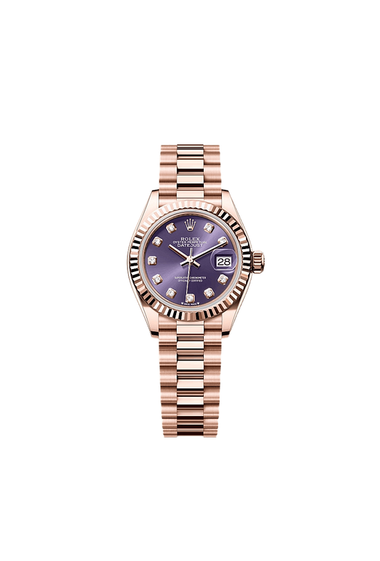 Rolex Lady-Datejust Oyster, 28 mm, Everose gold