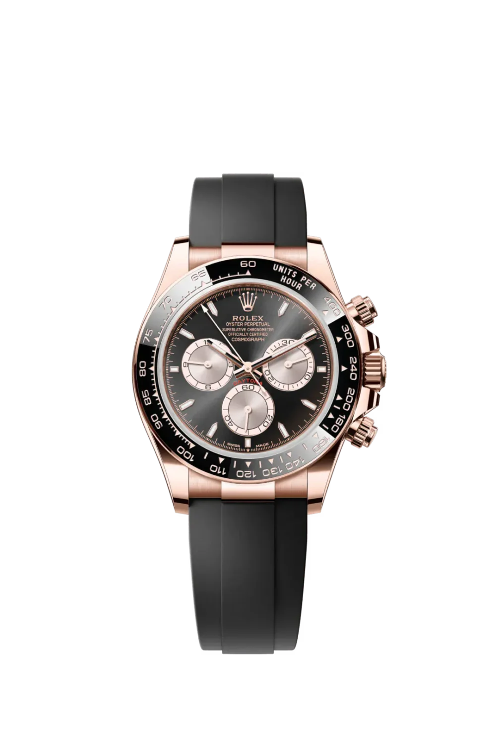 Rolex Cosmograph Daytona Everose Gold Chocolate Dial with Oysterflex Bracelet